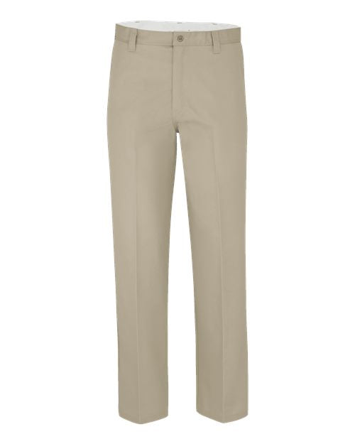 Dickies Men's Industrial Flat Front Pants - LP92 - EMBROIDERED