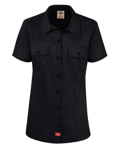 Dickies Women's Short Sleeve Work Shirt - FS57 - EMBROIDERED