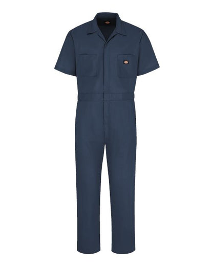 Dickies Men's Short Sleeve Coverall - 3339 - EMBROIDERED