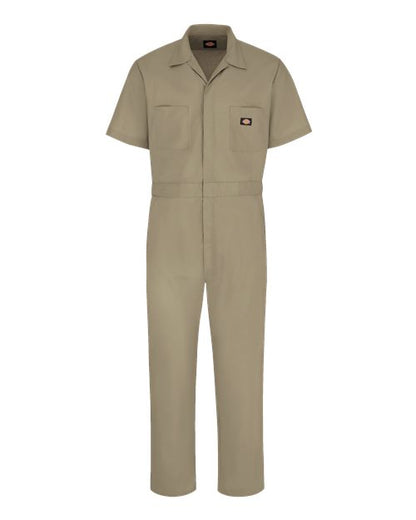 Dickies Men's Short Sleeve Coverall - 3339 - EMBROIDERED