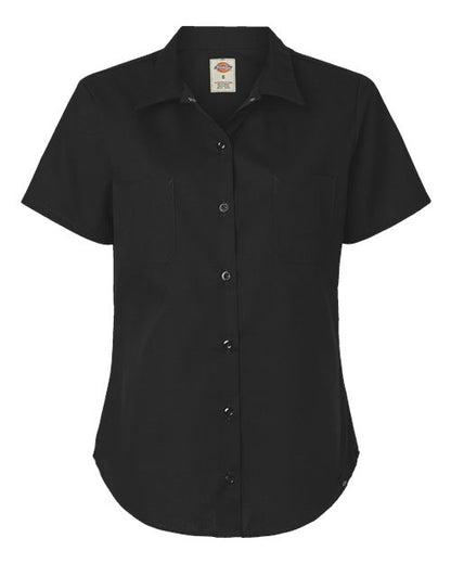 Dickies Women's Industrial Short Sleeve Work Shirt - 5350 - EMBROIDERED