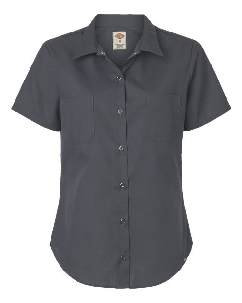 Dickies Women's Industrial Short Sleeve Work Shirt - 5350 - EMBROIDERED