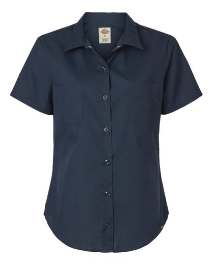 Dickies Women's Industrial Short Sleeve Work Shirt - 5350 - EMBROIDERED