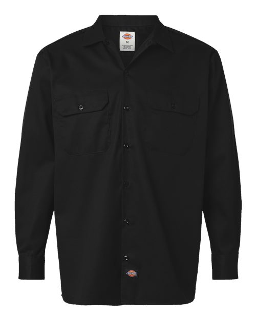Dickies Men's Long Sleeve Work Shirt - 5574 - EMBROIDERED