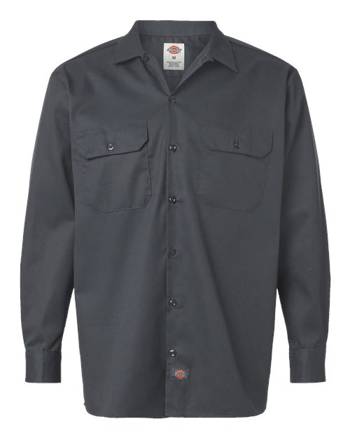 Dickies Men's Long Sleeve Work Shirt - 5574 - EMBROIDERED