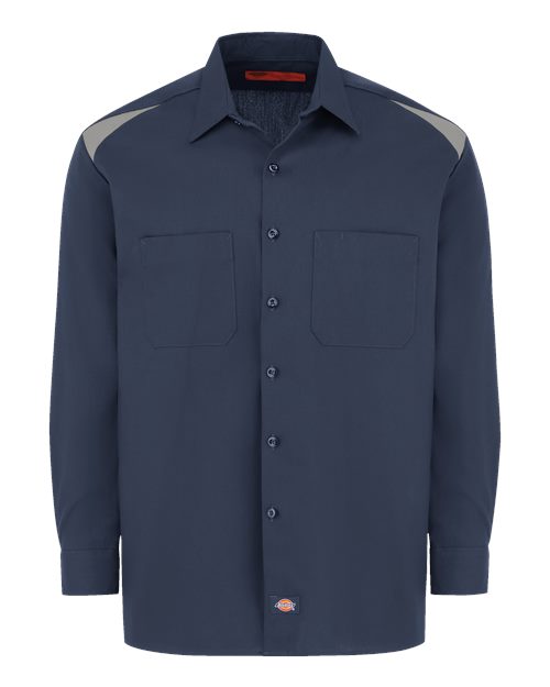 Dickies Men's Long Sleeve Performance Team Shirt - 6605 - EMBROIDERED