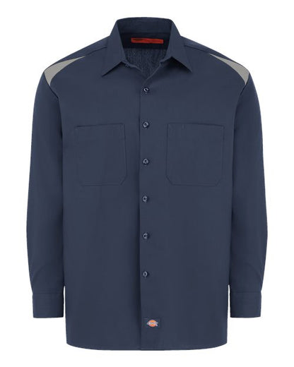 Dickies Men's Long Sleeve Performance Team Shirt - 6605 - EMBROIDERED