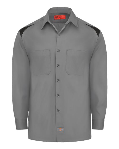 Dickies Men's Long Sleeve Performance Team Shirt - 6605 - EMBROIDERED
