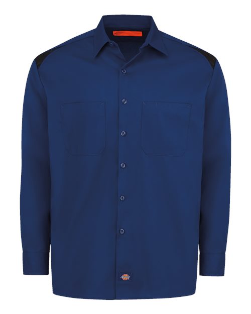 Dickies Men's Tall Long Sleeve Performance Team Shirt - 6605T - EMBROIDERED