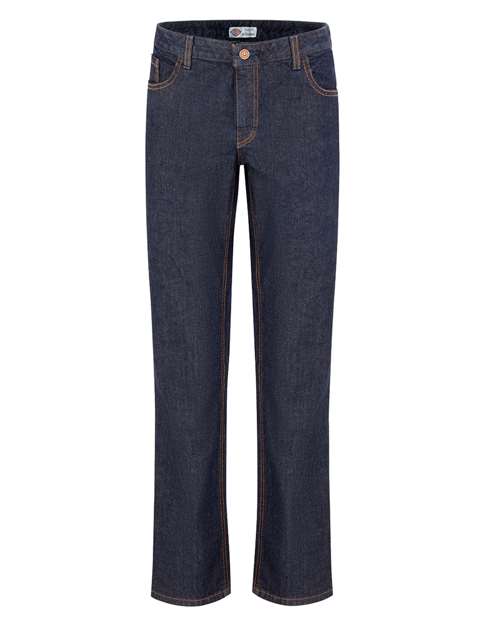 Dickies Women's Extended Sizes Industrial 5-Pocket Jeans - FD23EXT - EMBROIDERED