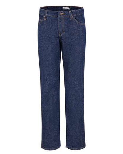 Dickies Women's Straight Leg 5-Pocket Jeans - FD93 - EMBROIDERED