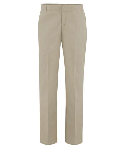 Dickies Women's Premium Flat Front Pants - FP21 - EMBROIDERED