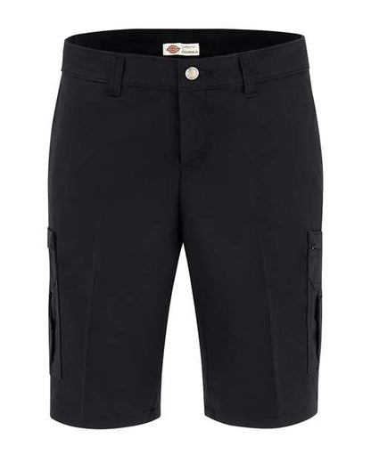 Dickies Women's Industrial Cotton Cargo Shorts - FR33 - EMBROIDERED