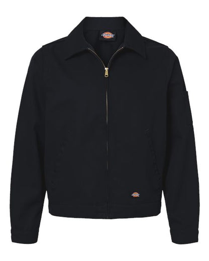 Dickies Men's Unlined Industrial Eisenhower Jacket - JT78 - EMBROIDERED
