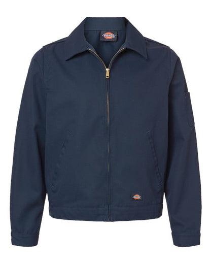 Dickies Men's Unlined Industrial Eisenhower Jacket - JT78 - EMBROIDERED
