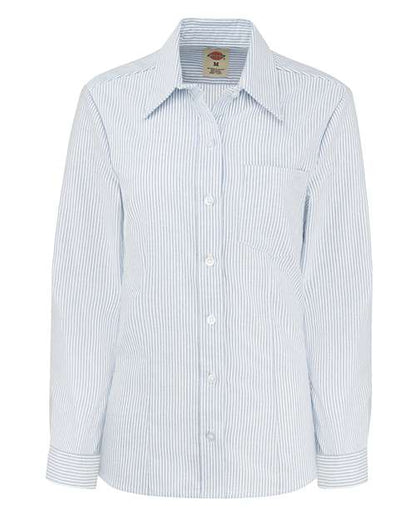 Dickies Women's Oxford Long Sleeve Shirt - L254 - EMBROIDERED