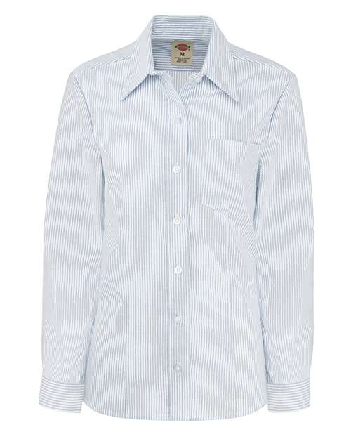 Dickies Women's Oxford Long Sleeve Shirt - L254 - EMBROIDERED