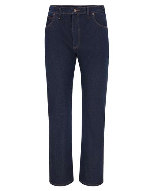 Dickies Men's Extended Sizes Industrial 5-Pocket Flex Jeans - LD21EXT - EMBROIDERED