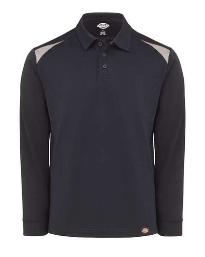 Dickies Men's Team Performance Long Sleeve Shirt - LL66 - EMBROIDERED