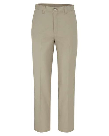 Dickies Men's Premium Industrial Flat Front Comfort Waist Pants - LP70 - EMBROIDERED