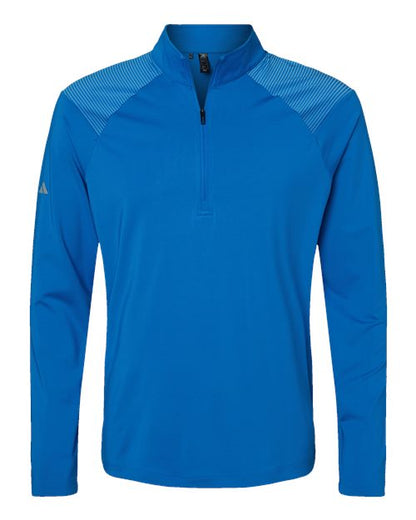 Adidas. Men's Shoulder Stripe Quarter-Zip Pullover. A520