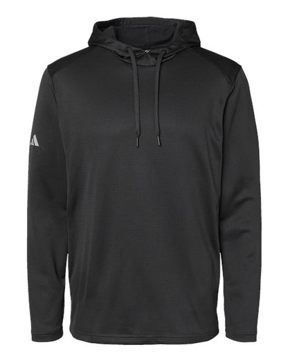 Adidas. Men's Textured Mixed Media Hooded Sweatshirt. A530