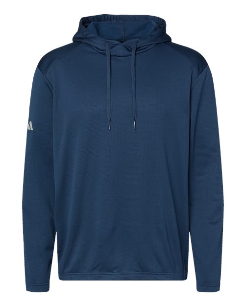 Adidas. Men's Textured Mixed Media Hooded Sweatshirt. A530