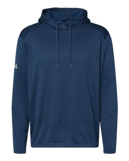 Adidas. Men's Textured Mixed Media Hooded Sweatshirt. A530
