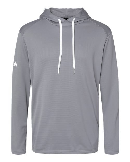 Adidas. Men's Textured Mixed Media Hooded Sweatshirt. A530
