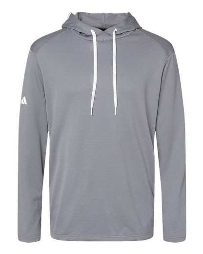 Adidas. Men's Textured Mixed Media Hooded Sweatshirt. A530