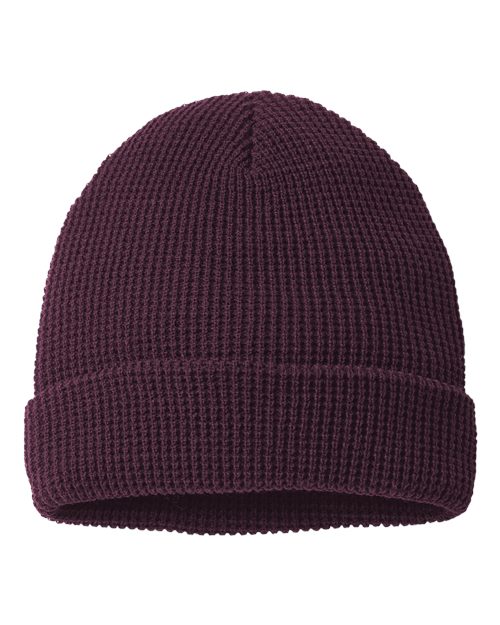 Richardson Waffle Cuffed Beanie - 146R - EMBROIDERED