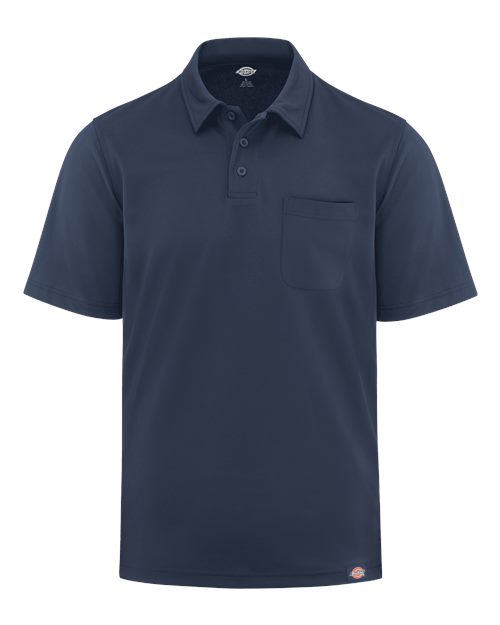 Dickies Men's Performance Short Sleeve Work Shirt With Pocket - LS44 - EMBROIDERED
