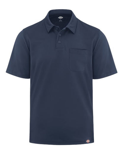 Dickies Men's Performance Short Sleeve Work Shirt With Pocket - LS44 - EMBROIDERED