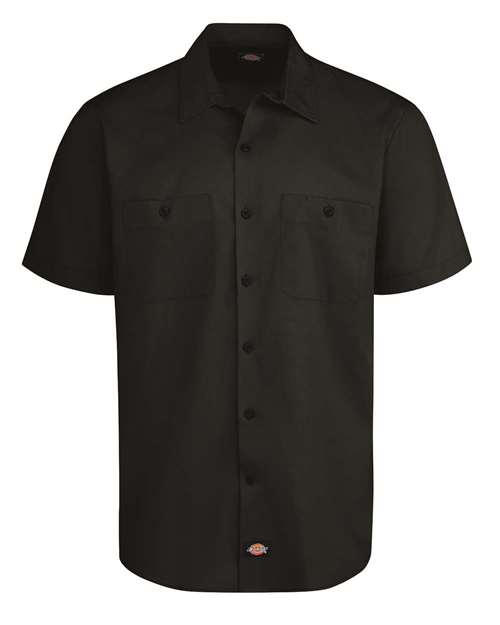 Dickies Men's Industrial Worktech Ventilated Short Sleeve Work Shirt - LS51 - EMBROIDERED