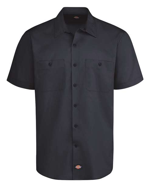Dickies Men's Industrial Worktech Ventilated Short Sleeve Work Shirt - LS51 - EMBROIDERED