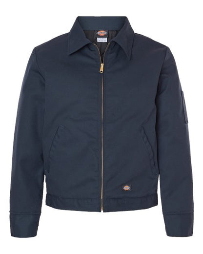 Dickies Unisex Tall Insulated Industrial Eisenhower Jacket - Tall Sizes - TJ55T - EMBROIDERED