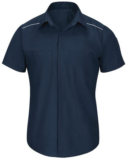 Red Kap Men's Tall Short Sleeve Pro Airflow Work Shirt - SP4AT - EMBROIDERED