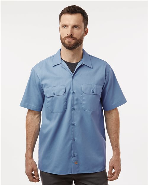 Dickies Men's Short Sleeve Work Shirt - 2574 - EMBROIDERED