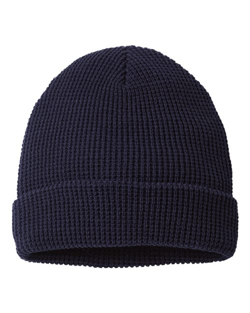 Richardson Waffle Cuffed Beanie - 146R - EMBROIDERED