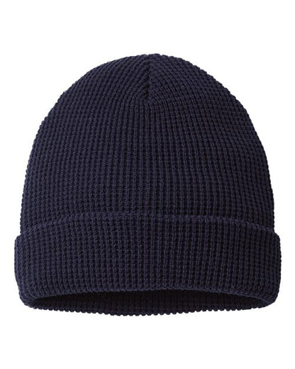Richardson Waffle Cuffed Beanie - 146R - EMBROIDERED