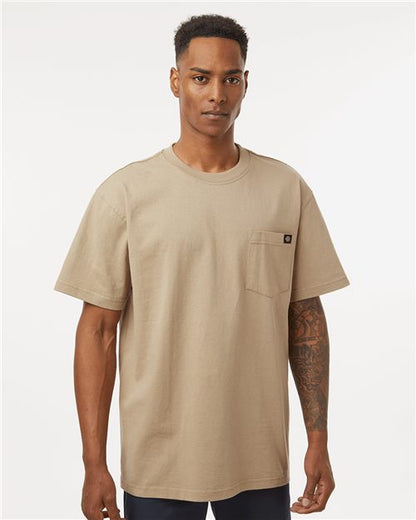 Dickies Men's Tall Traditional Heavyweight T-Shirt - WS50-DT - EMBROIDERED