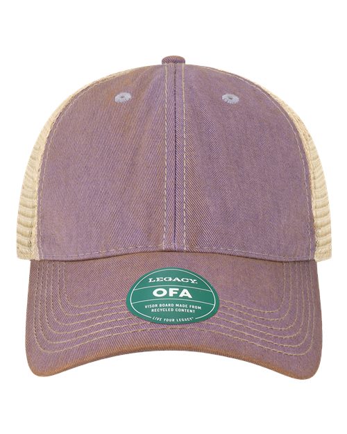 LEGACY Old Favorite Trucker Cap - OFA - EMBROIDERED