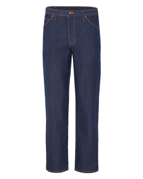 Dickies Men's Extended Sizes Straight 5-Pocket Jeans - 9333EXT - EMBROIDERED