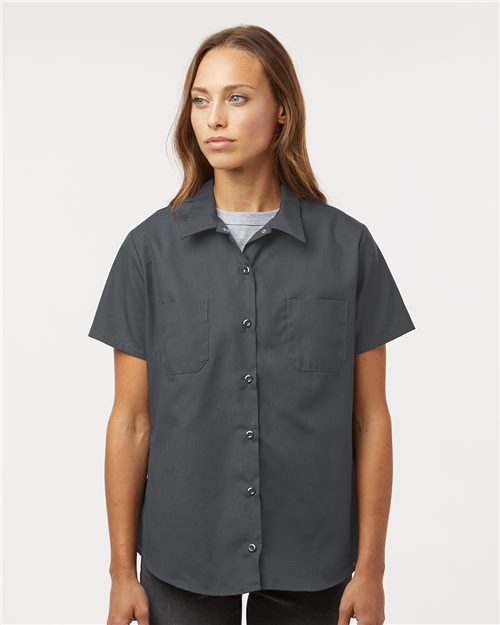 Dickies Women's Industrial Short Sleeve Work Shirt - 5350 - EMBROIDERED
