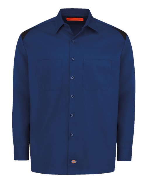 Dickies Men's Tall Long Sleeve Performance Team Shirt - 6605T - EMBROIDERED