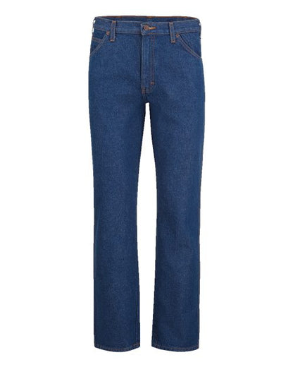 Dickies Men's Extended Sizes Industrial Jeans - C993EXT - EMBROIDERED
