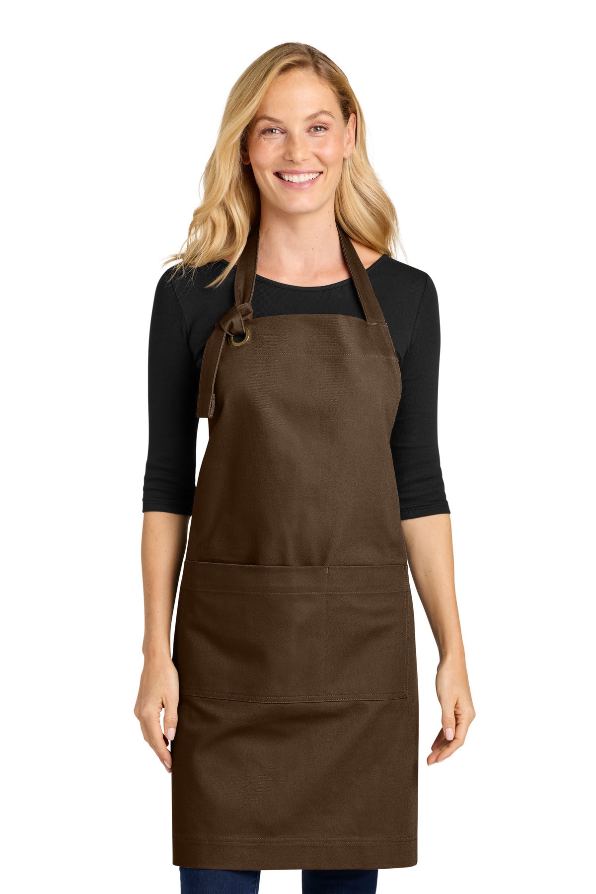 Port Authority Signature Heavy Twill Bib Apron A900 - EMBROIDERED