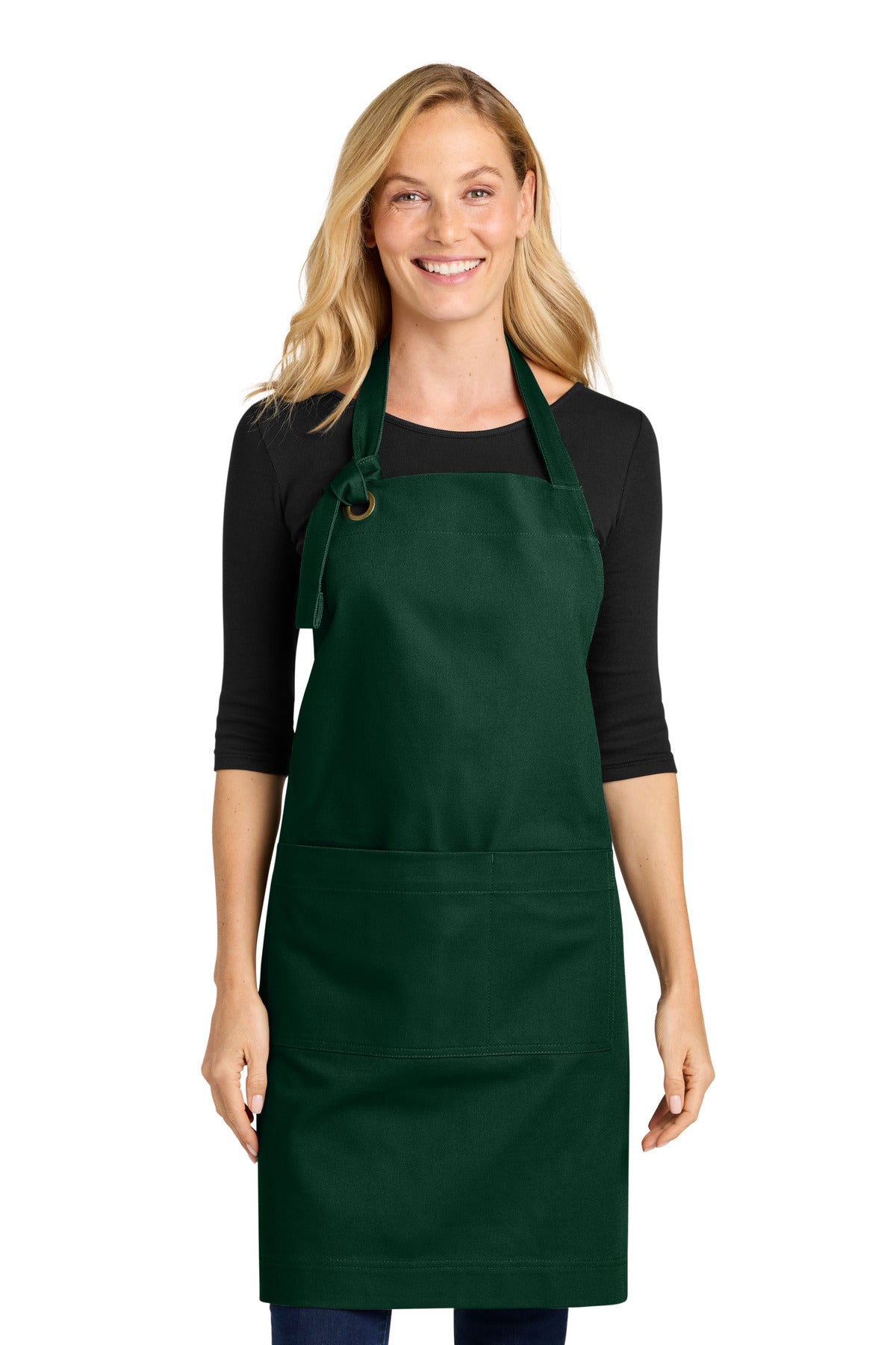 Port Authority Signature Heavy Twill Bib Apron A900 - EMBROIDERED
