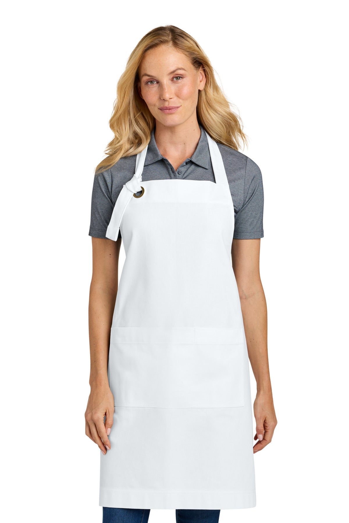 Port Authority Signature Heavy Twill Bib Apron A900 - EMBROIDERED