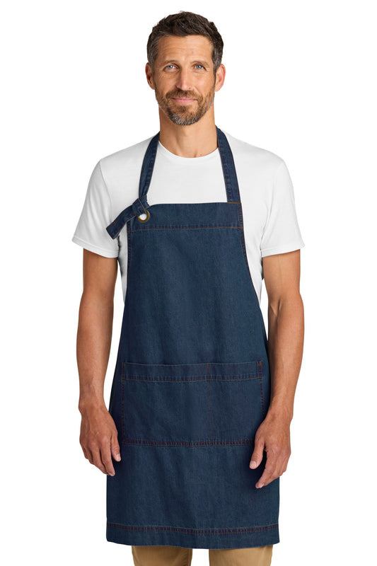 Port Authority Signature Denim Apron A901 - EMBROIDERED